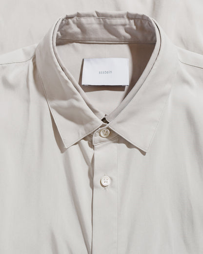 lost & found ssstein ssstein Oversized Layered Shirt Grey