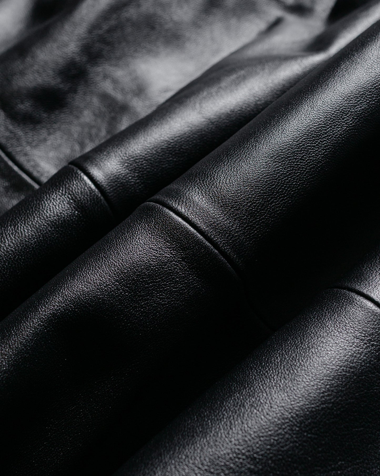 ssstein Sheep Leather Flight Jacket Black