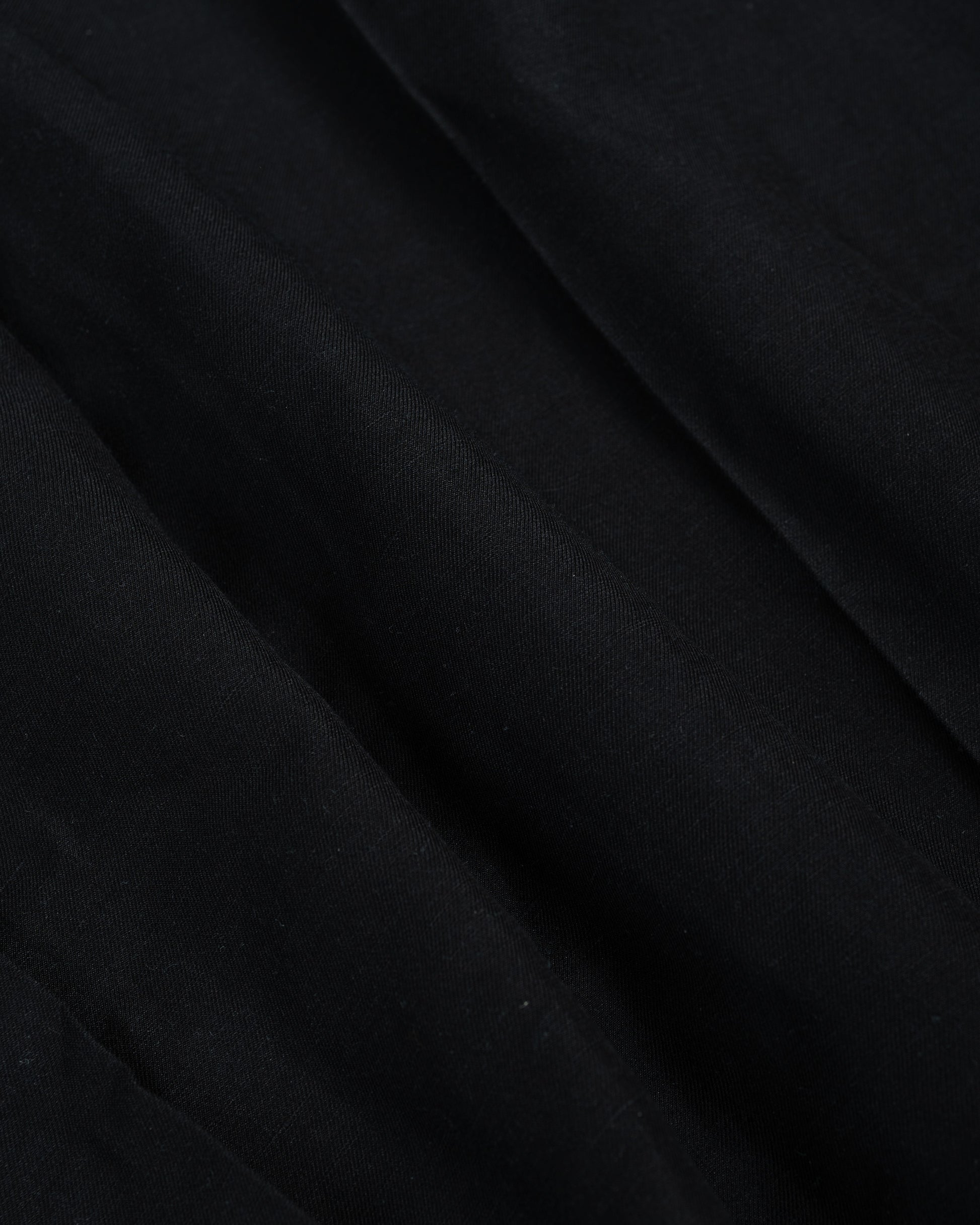 lost & found ssstein ssstein Viscose/Linen/Rayon Twill Easy Long Wide Trousers Black