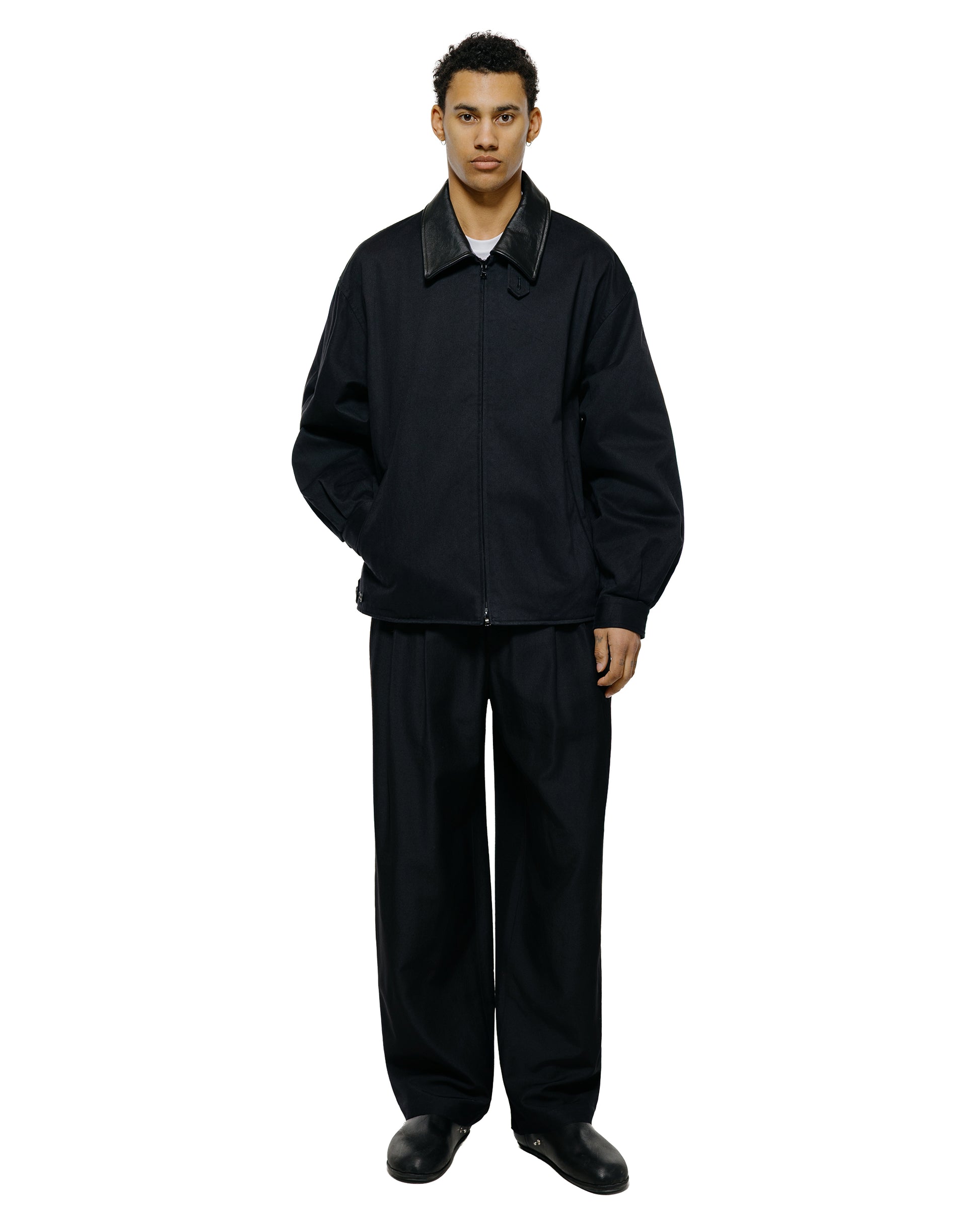 lost & found ssstein ssstein Wool Silk Wide Easy Trouser Black