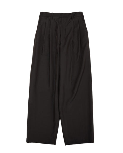 lost & found ssstein ssstein Wool Silk Wide Easy Trouser Dark Charcoal