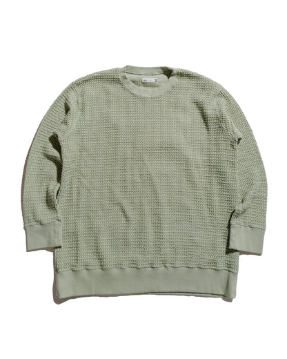 lost & found tss ts(s) Crew Neck Sweatshirt Cotton/Polyester Russell Knitting Jersey Pistachio