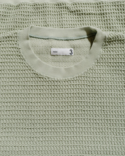 lost & found tss ts(s) Crew Neck Sweatshirt Cotton/Polyester Russell Knitting Jersey Pistachio