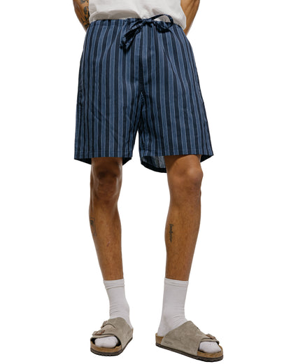 lost & found tss ts(s) Drawstring Shorts Bold Stripe Viscose/Polyester Cloth Navy