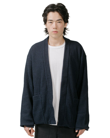 ts(s) Lined Easy Cardigan Cotton/Polyester Knitty Jersey Navy