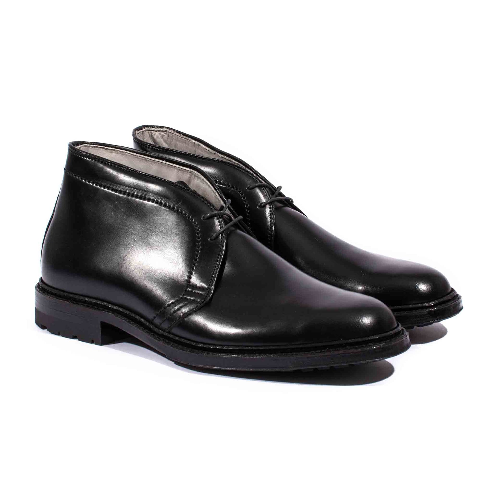 lost & found Alden Alden Chukka Boot Black Shell Cordovan with Commando Sole