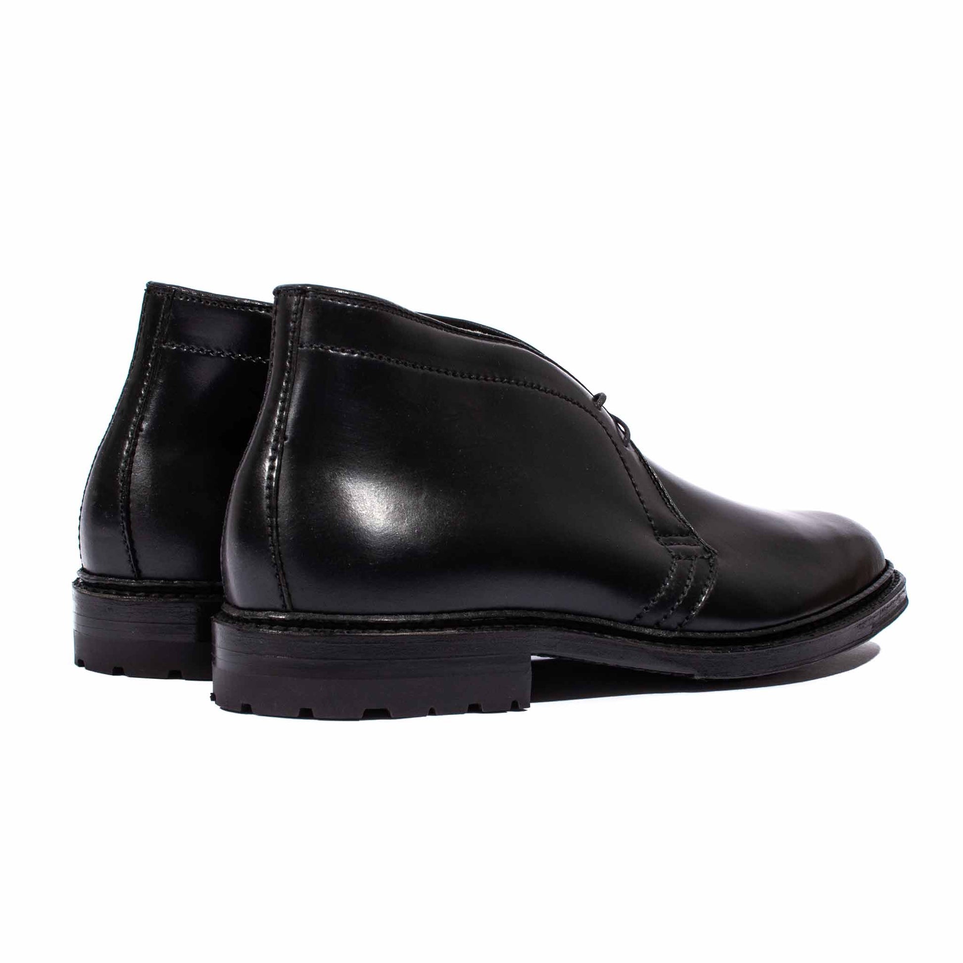 lost & found Alden Alden Chukka Boot Black Shell Cordovan with Commando Sole