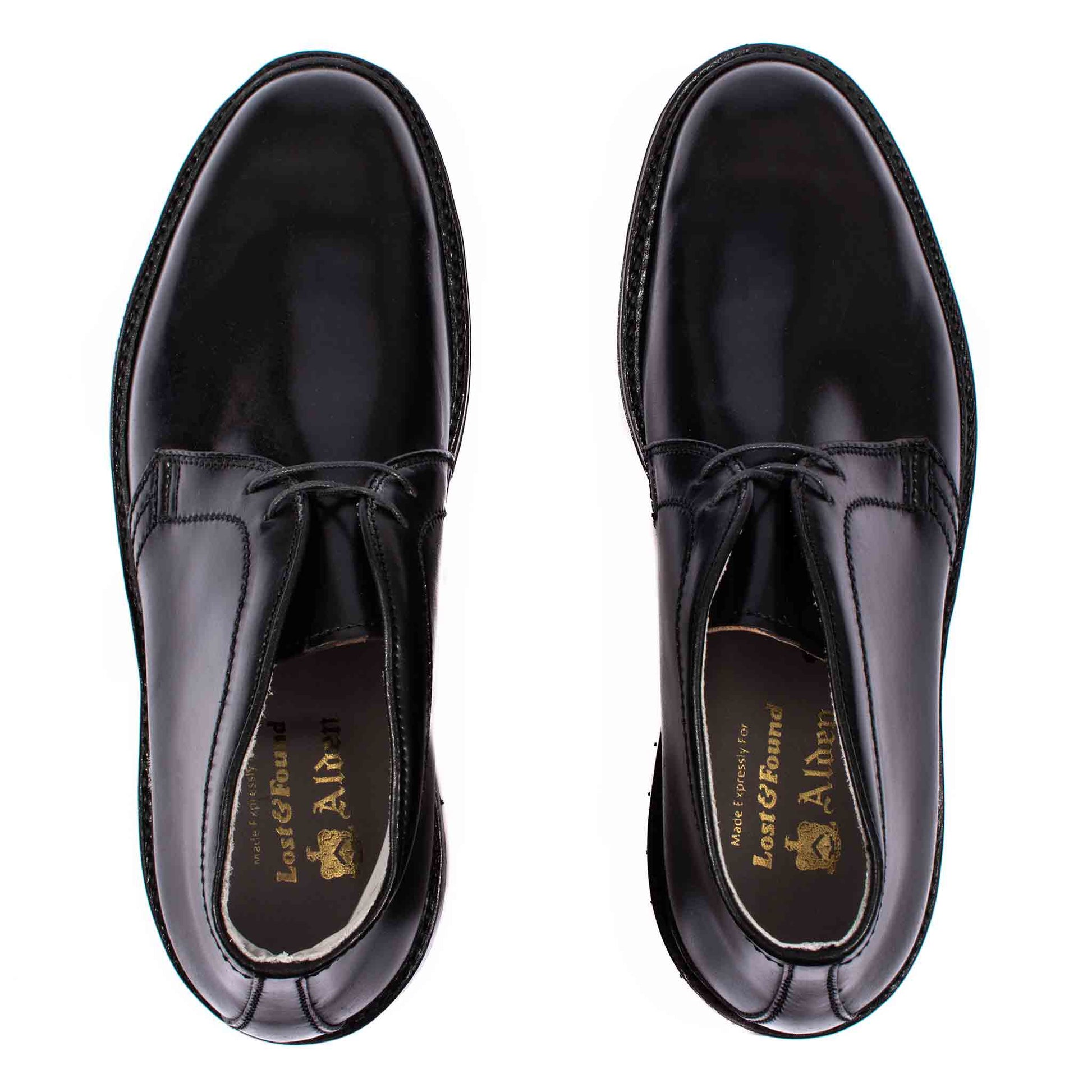 lost & found Alden Alden Chukka Boot Black Shell Cordovan with Commando Sole