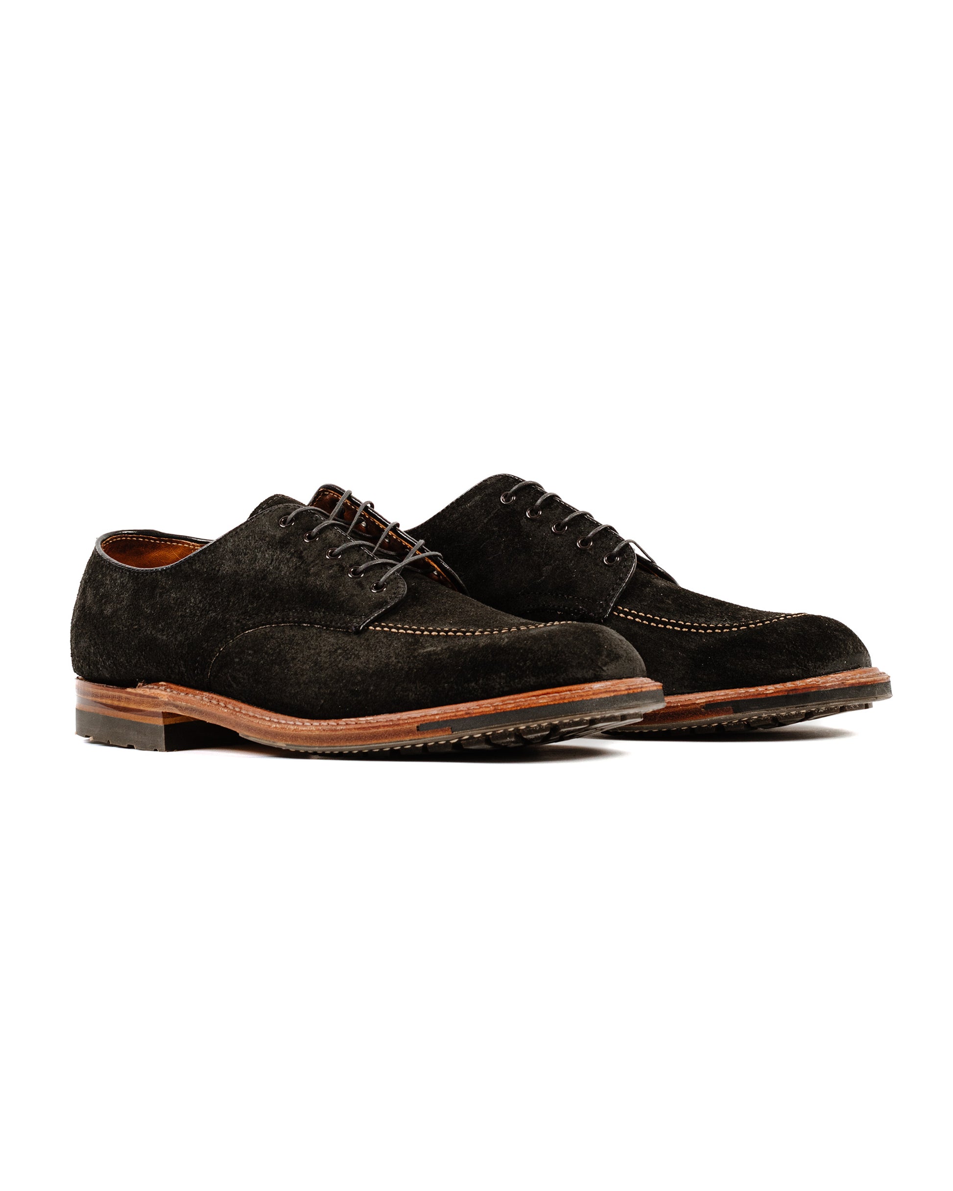 lost & found Alden Alden Indy Shoe Reverse Earth Chamois with Commando Sole G1602C
