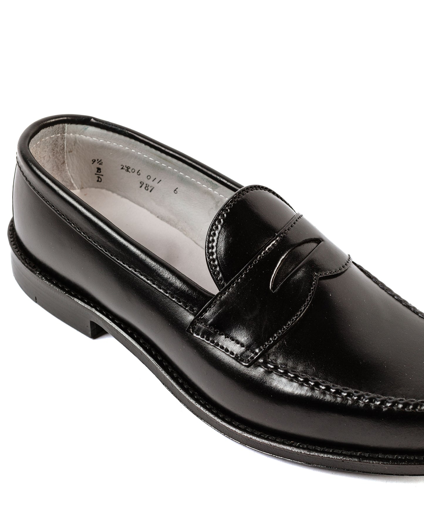lost & found Alden Alden Leisure Handsewn Black Shell Cordovan 987