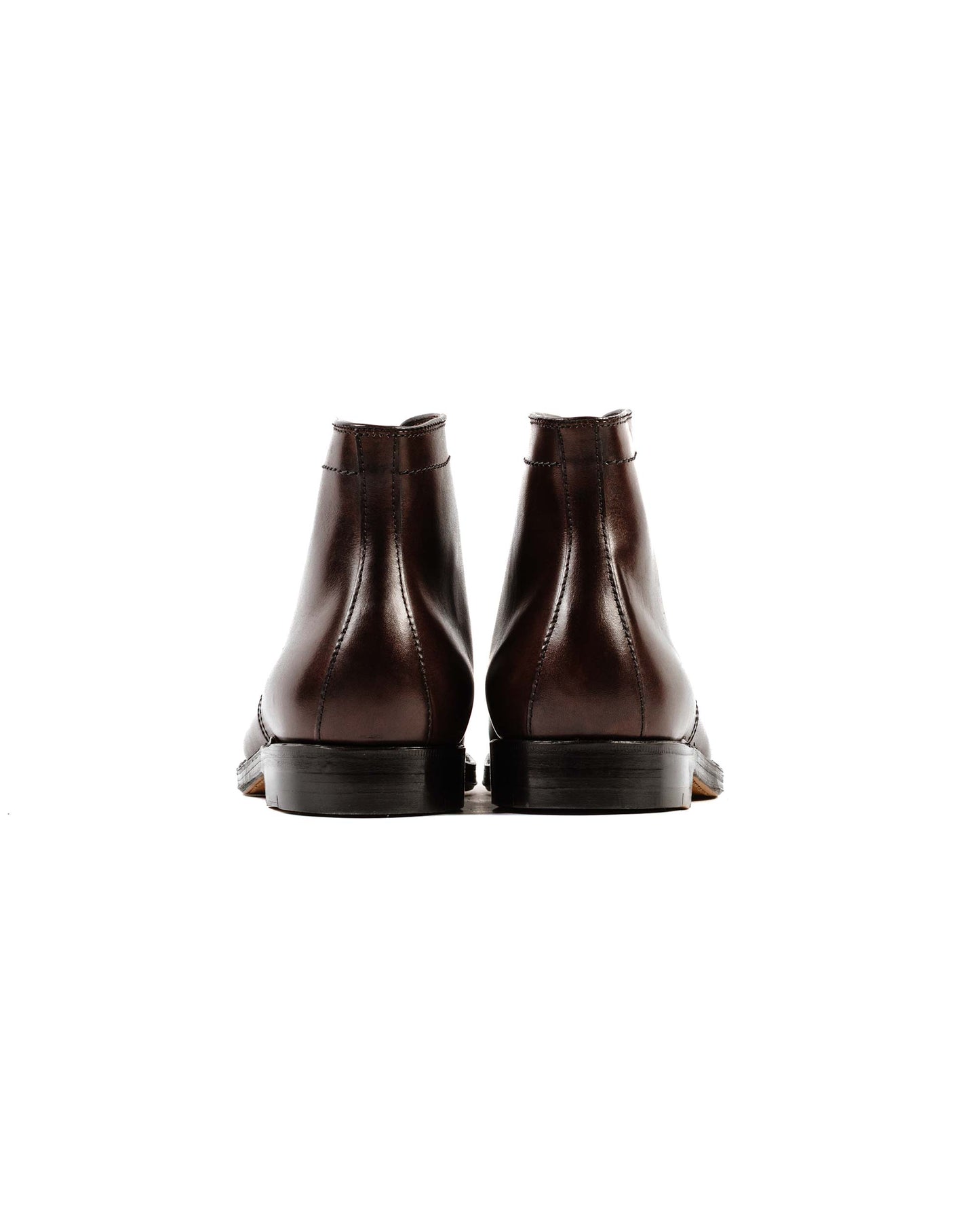 lost & found Alden Alden Plain Toe Boot Dark Brown Calfskin G2804
