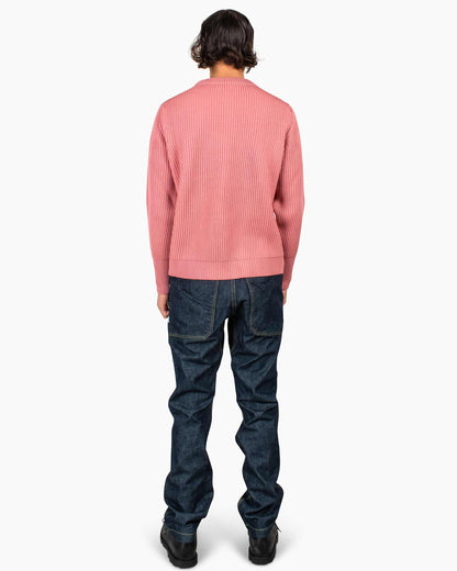 lost & found Andersen-Andersen Andersen-Andersen Navy Crewneck Lyserød