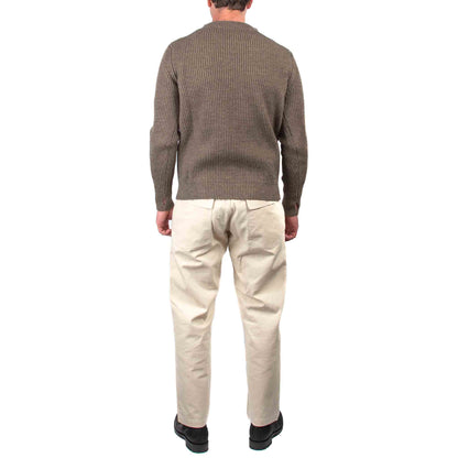 lost & found Andersen-Andersen Andersen-Andersen Navy Crewneck Natural Taupe