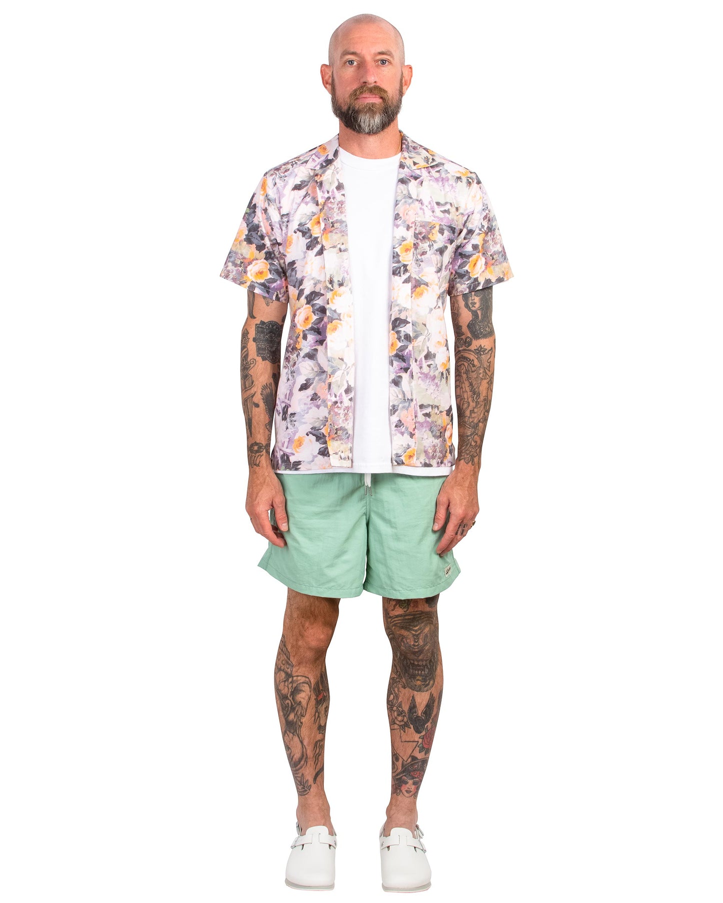 lost & found Bather Bather Solid Seafoam Swim Trunk