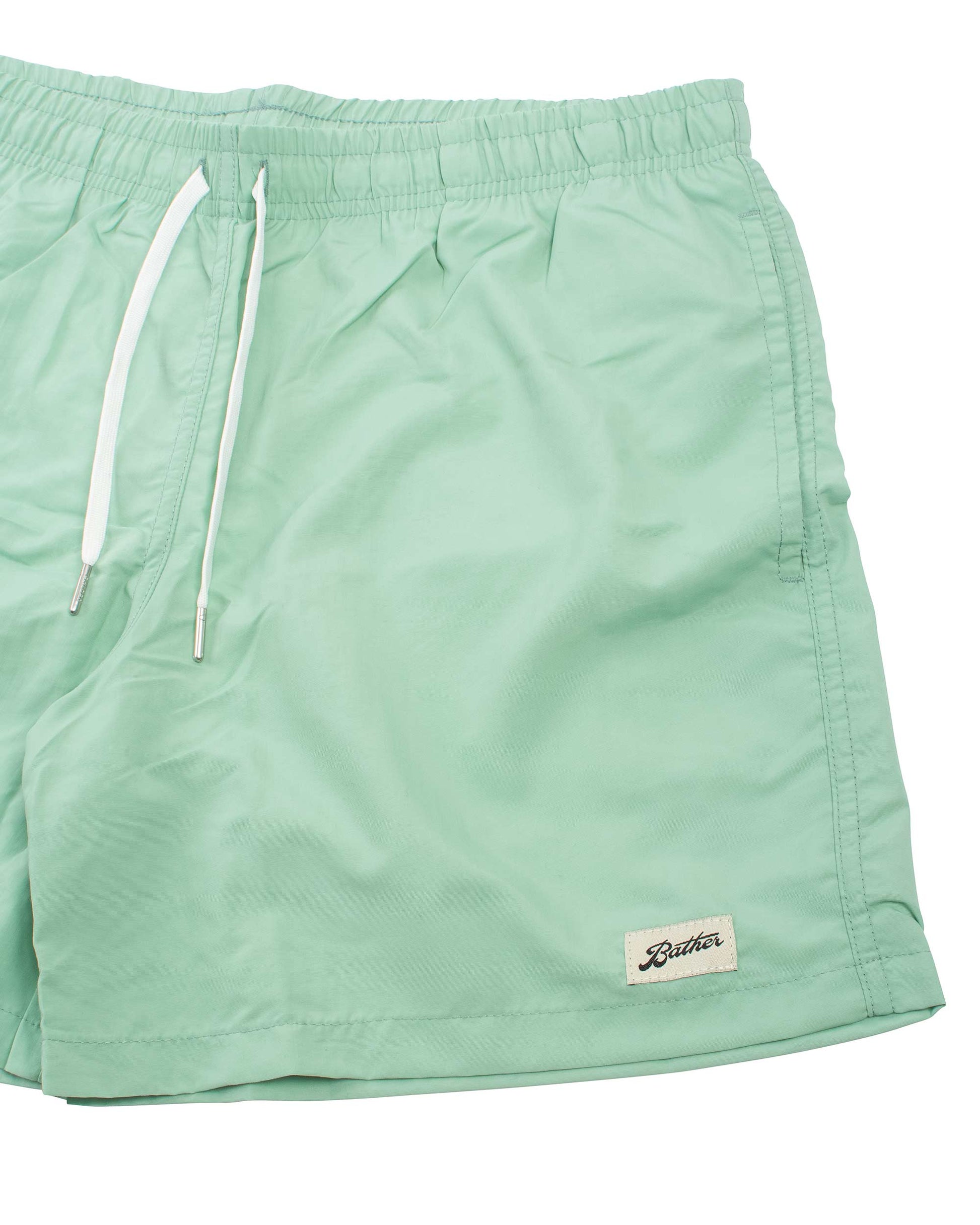 lost & found Bather Bather Solid Seafoam Swim Trunk