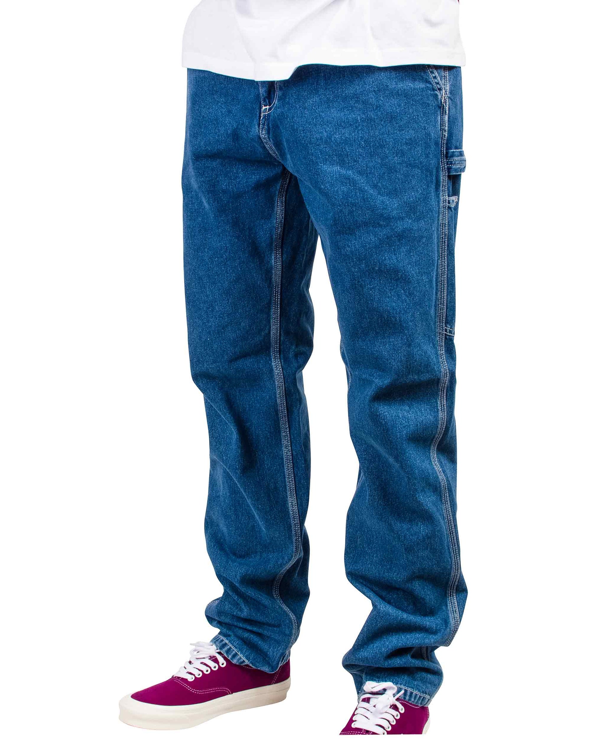lost & found Carhartt Work In Progress Carhartt W.I.P. Ruck Single Knee Pant Denim Blue Stone Washed