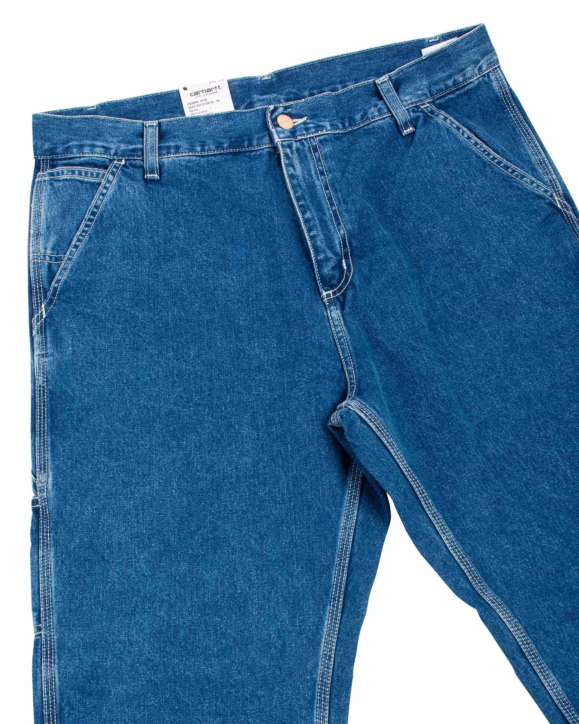 lost & found Carhartt Work In Progress Carhartt W.I.P. Ruck Single Knee Pant Denim Blue Stone Washed