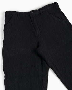Comme des Garçons SHIRT Boiled Wool Pants Black Detail