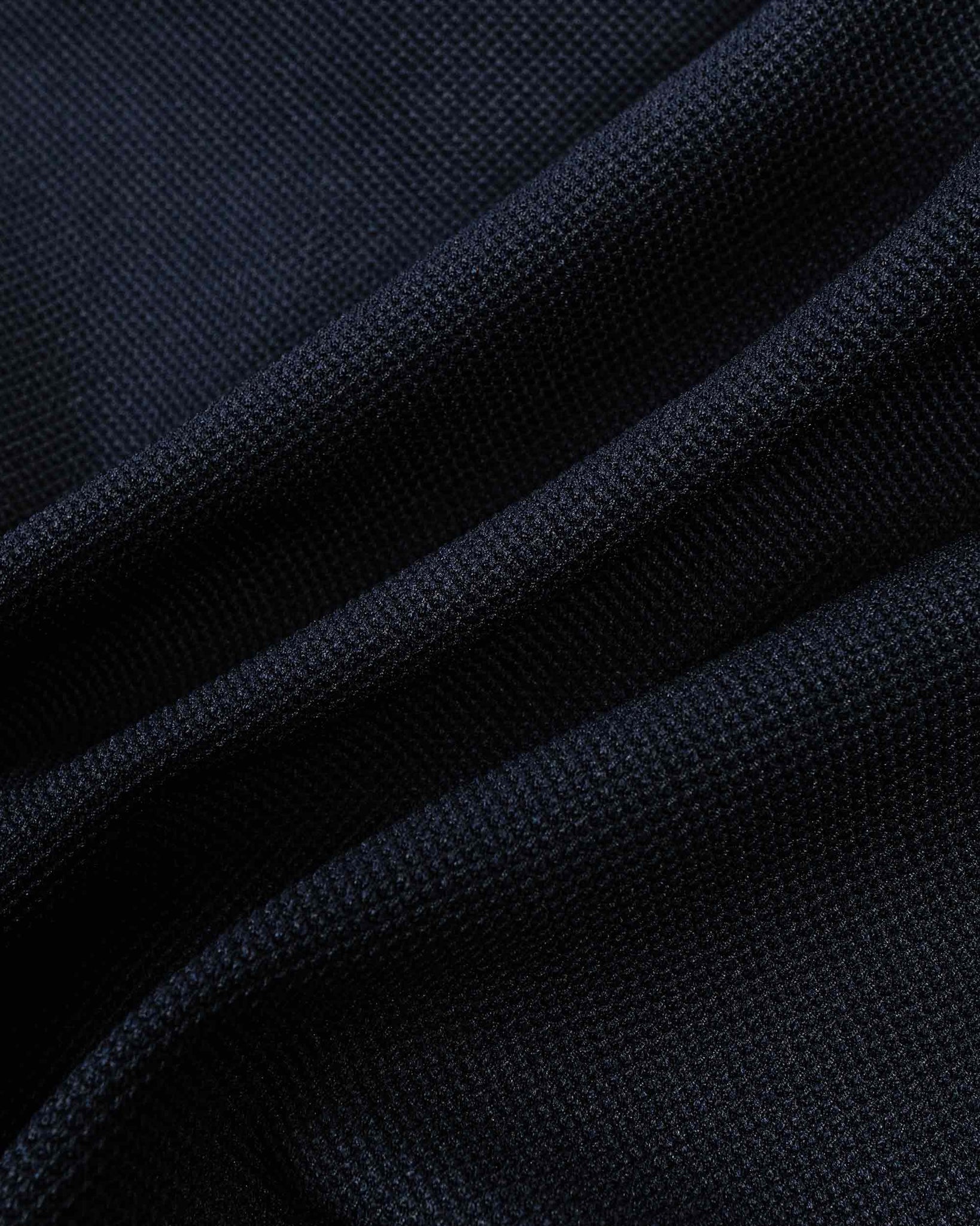 Engineered Garments Knit Cardigan Dark Navy Diamond Poly Knit Fabric