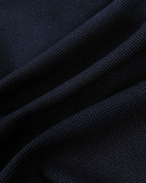 Engineered Garments Knit Cardigan Dark Navy Diamond Poly Knit Fabric