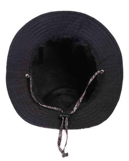 lost & found Found Feather Found Feather Military Sun Hat (Reversible) Paisley + Yoryu Black