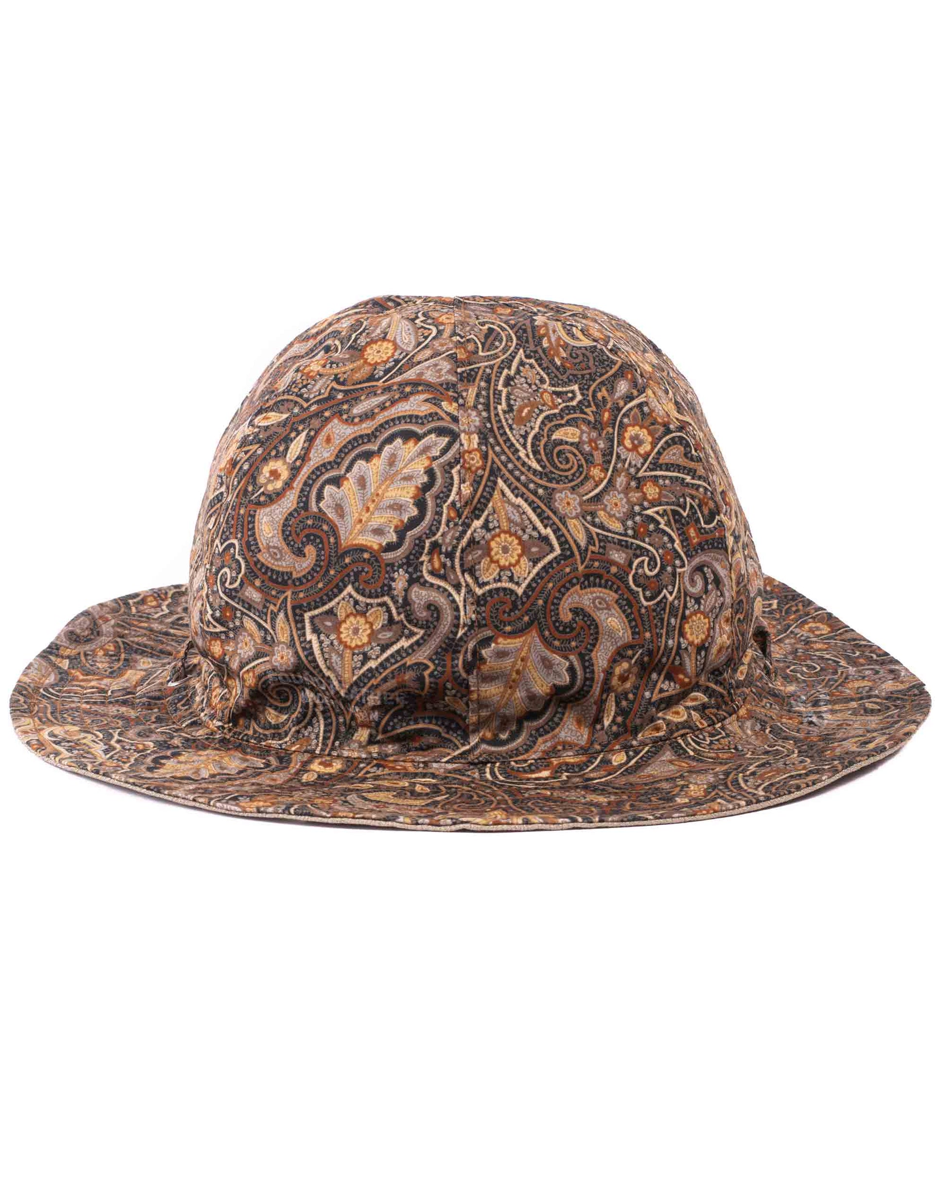 lost & found Found Feather Found Feather Military Sun Hat (Reversible) Paisley + Yoryu Wasabi