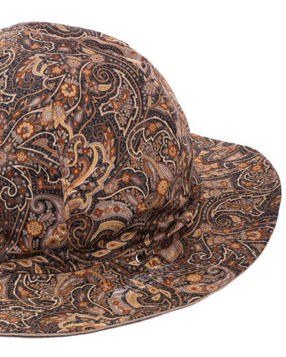 lost & found Found Feather Found Feather Military Sun Hat (Reversible) Paisley + Yoryu Wasabi