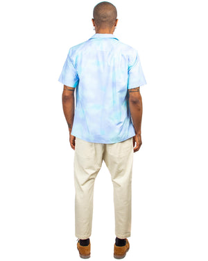 Gitman Vintage Bros. Blue Cotton Candy Oxford Beach Shirt Back