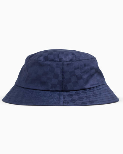 Lite Year Tonal Dobby Check Bucket Hat Navy