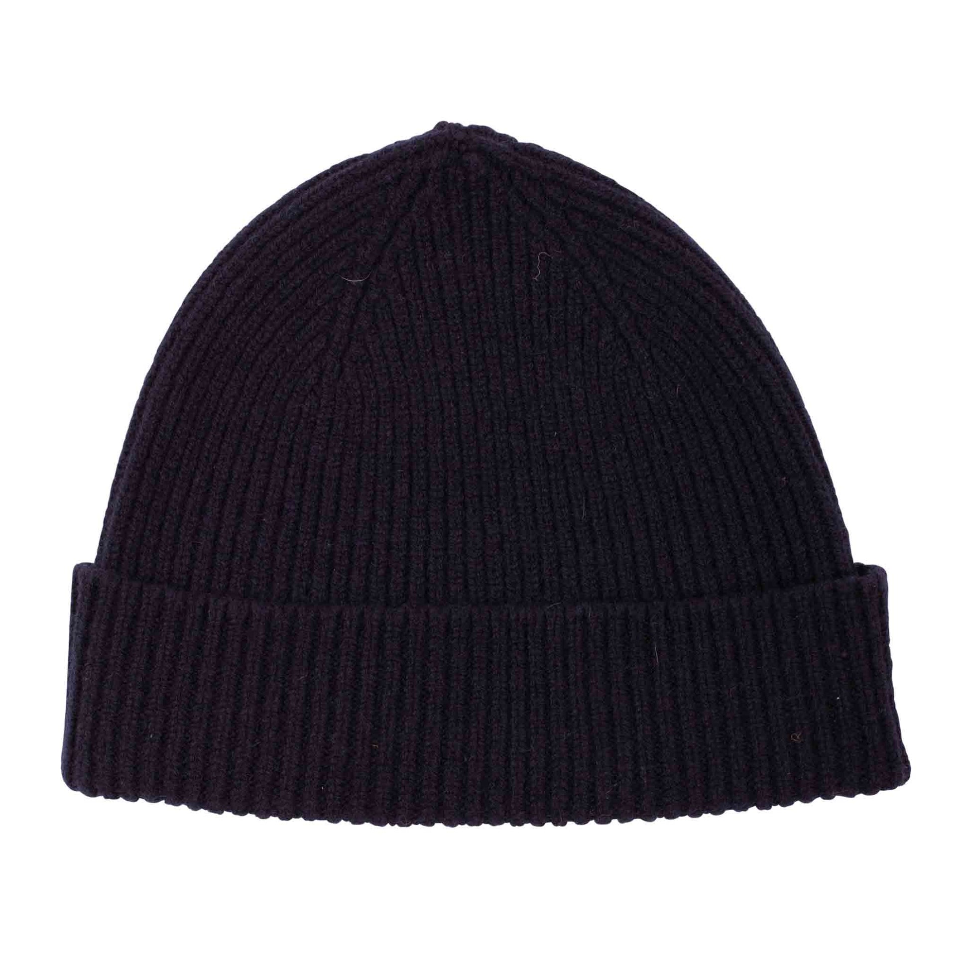 lost & found Lost & Found Lost & Found Lambswool Hat Navy