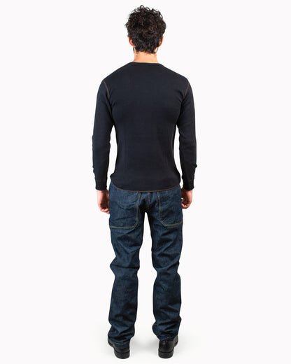lost & found The Real McCoy's The Real McCoy's MC16117 Union Shirt Long Sleeve Black