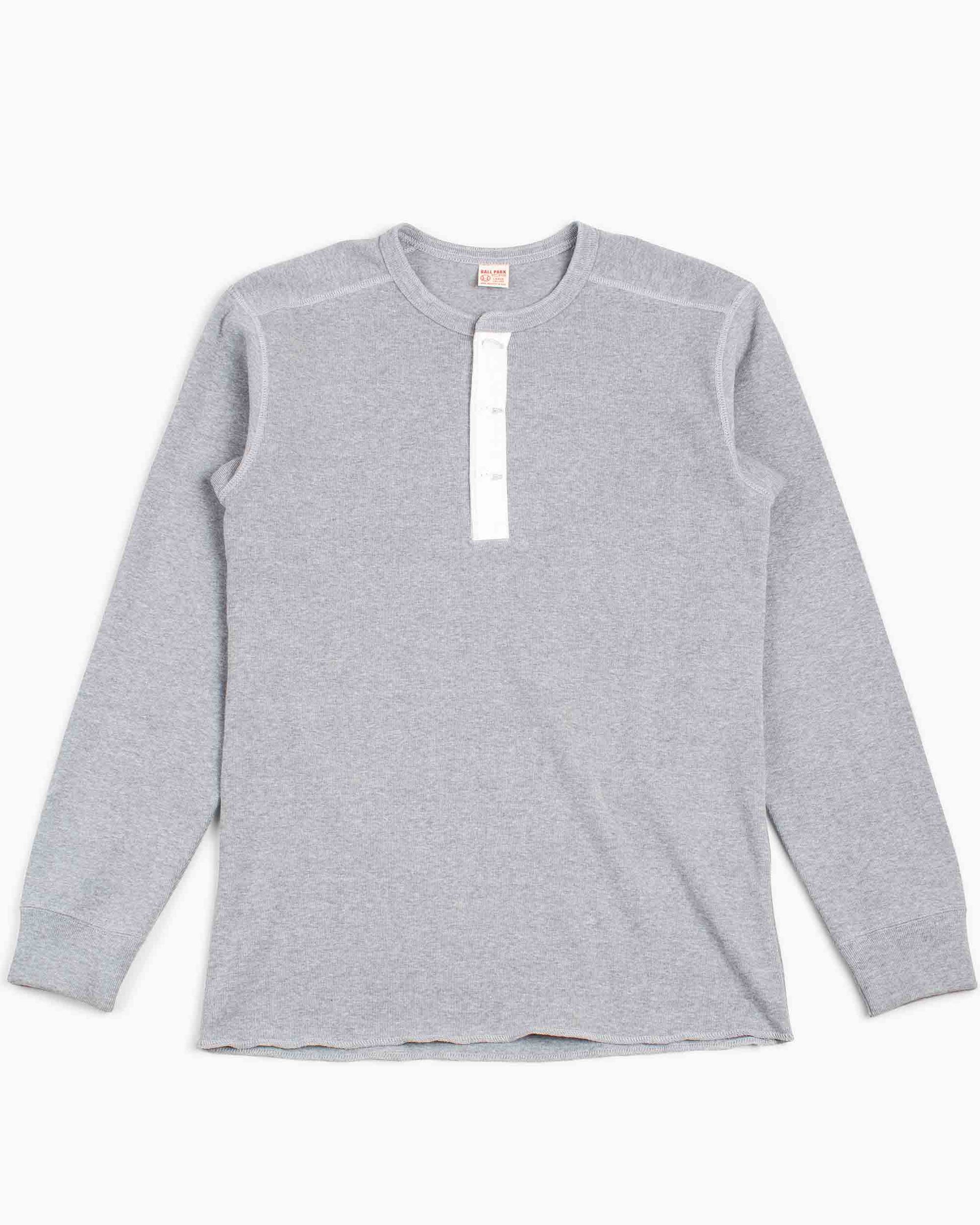 lost & found The Real McCoy's The Real McCoy's MC16117 Union Shirt Long Sleeve Grey