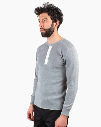 lost & found The Real McCoy's The Real McCoy's MC16117 Union Shirt Long Sleeve Grey
