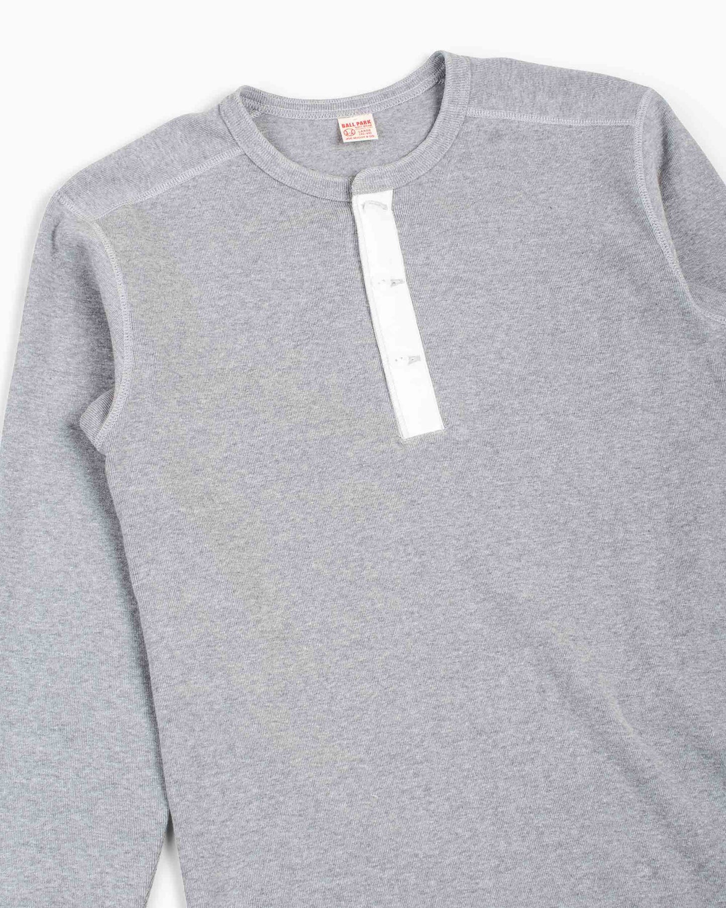 lost & found The Real McCoy's The Real McCoy's MC16117 Union Shirt Long Sleeve Grey