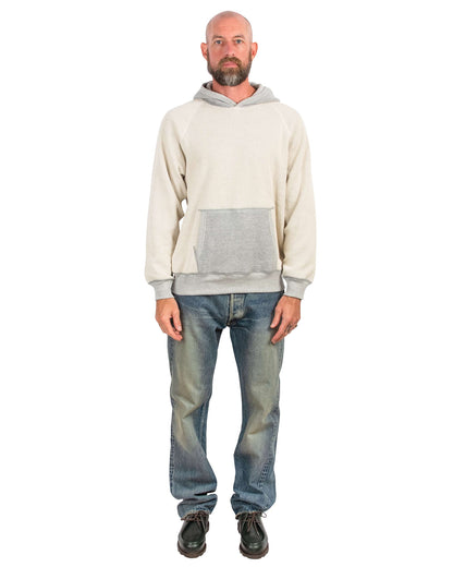 lost & found The Real McCoy's The Real McCoy's MC22005 Thermal Sweatshirt (Two-Tone) Grey