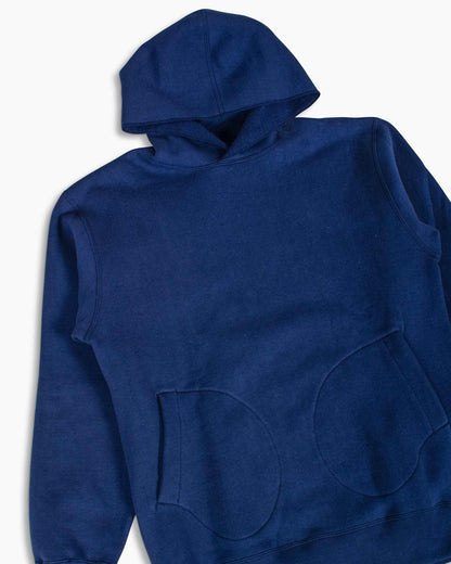 lost & found The Real McCoy's The Real McCoy's MC22112 Boxing Glove Pocket Hooded Sweatshirt Navy