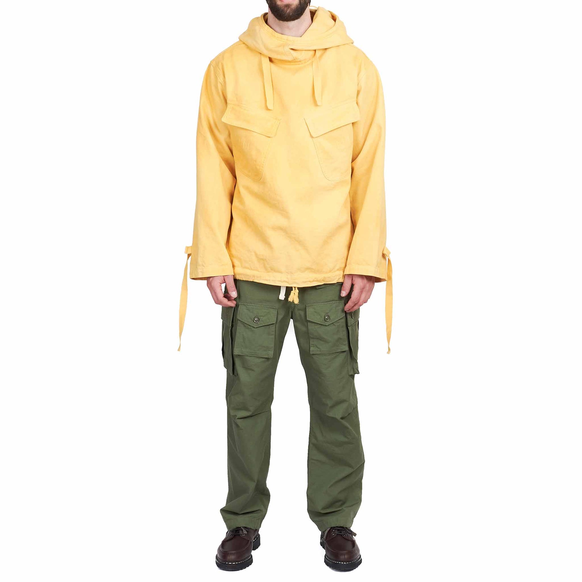 lost & found The Real McCoy's The Real McCoy's MJ21022 USN Salvage Smock Parka (Over-Dyed) Yellow
