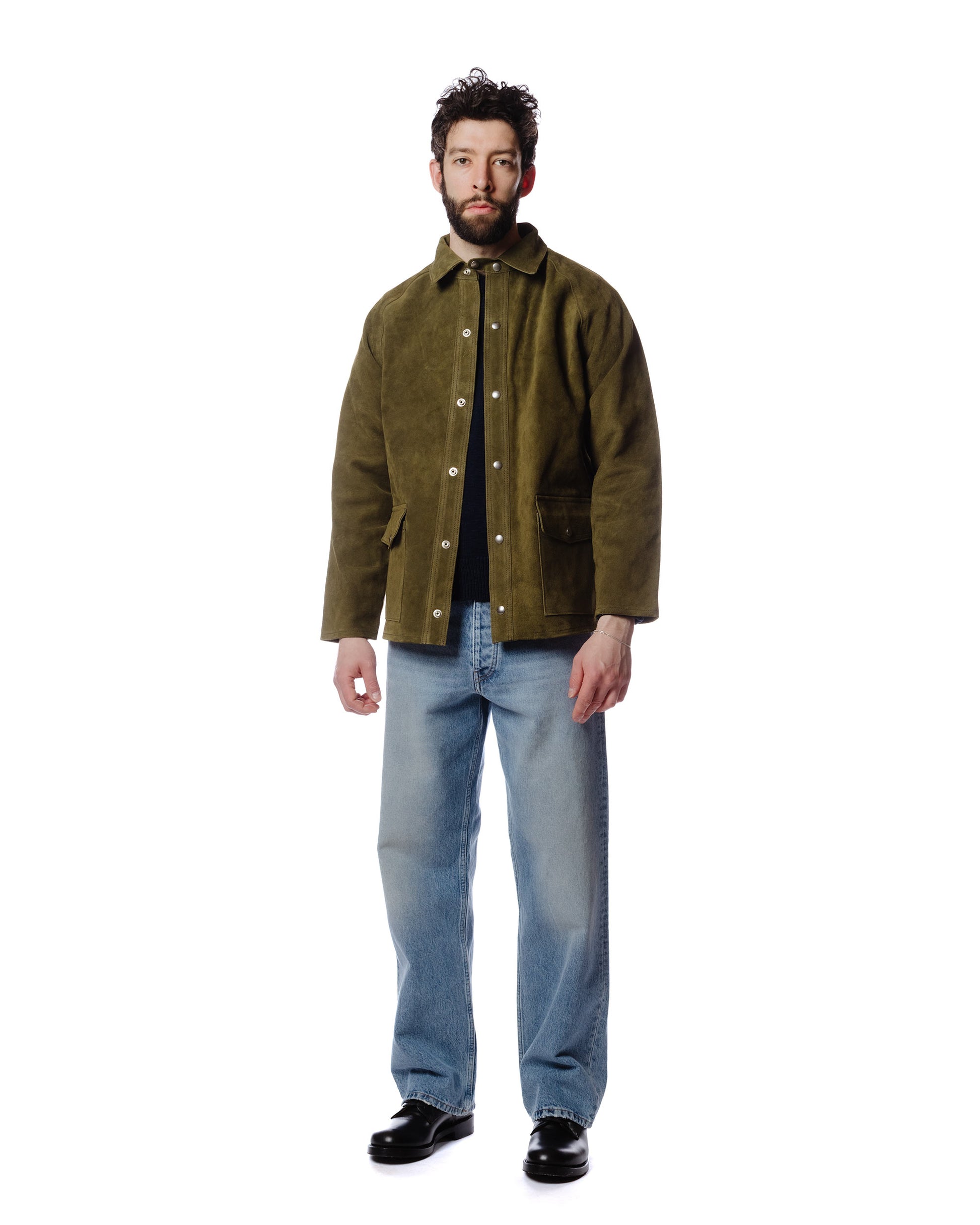 lost & found The Real McCoy's The Real McCoy's MJ23014 8HU Leather Welder Jacket O. Brown
