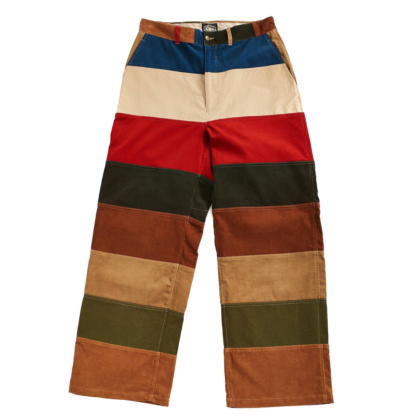 lost & found The Real McCoy's The Real McCoy's MP21011 Multicolour Corduroy Hunting Trousers Tricolour