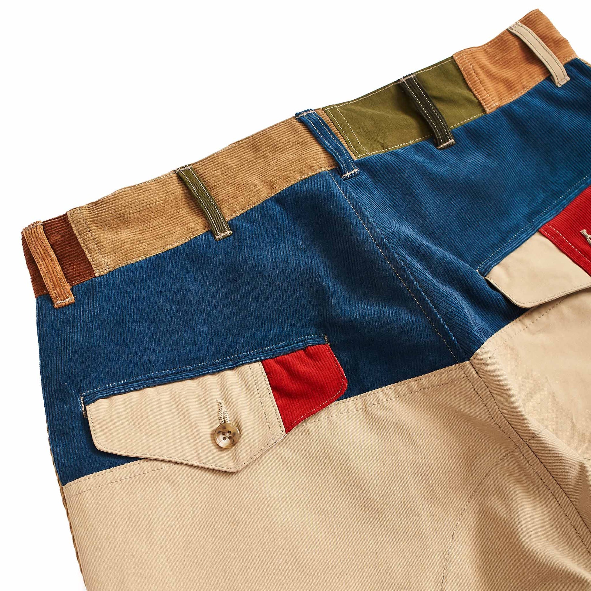 lost & found The Real McCoy's The Real McCoy's MP21011 Multicolour Corduroy Hunting Trousers Tricolour