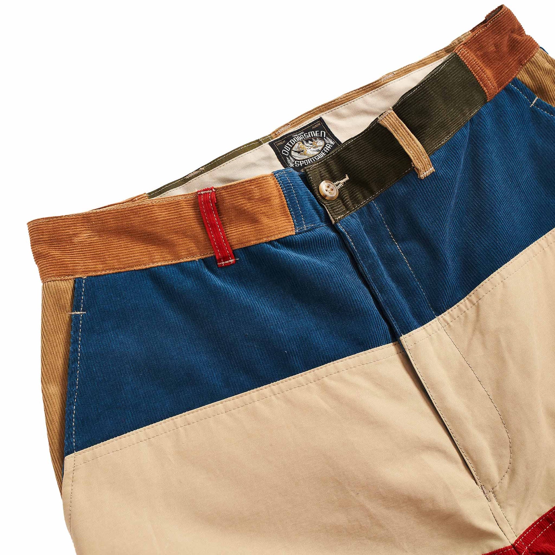 lost & found The Real McCoy's The Real McCoy's MP21011 Multicolour Corduroy Hunting Trousers Tricolour