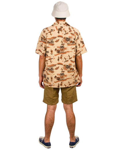 lost & found The Real McCoy's The Real McCoy's MP21017 Climbers' Shorts (Over-Dyed) Khaki