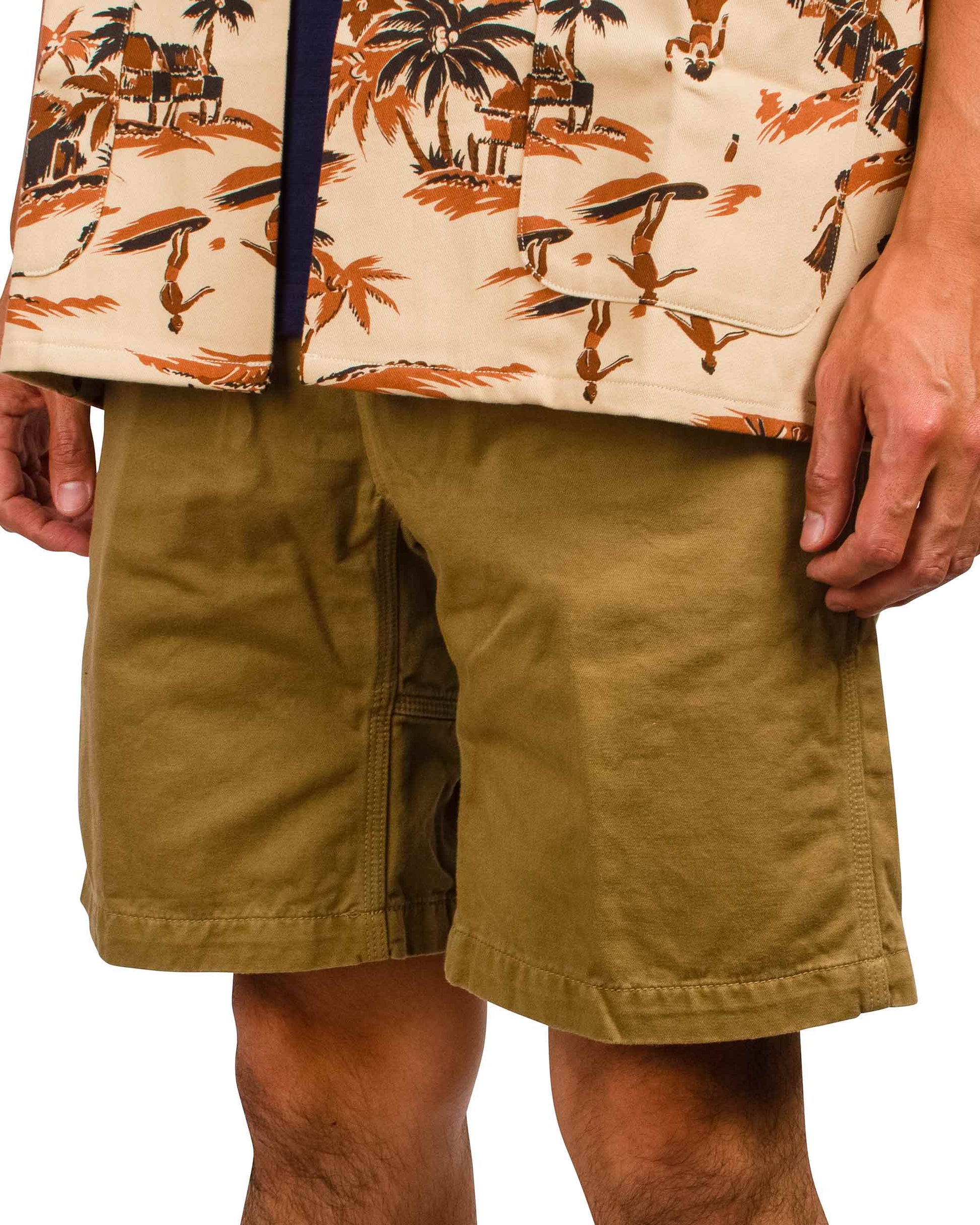 lost & found The Real McCoy's The Real McCoy's MP21017 Climbers' Shorts (Over-Dyed) Khaki