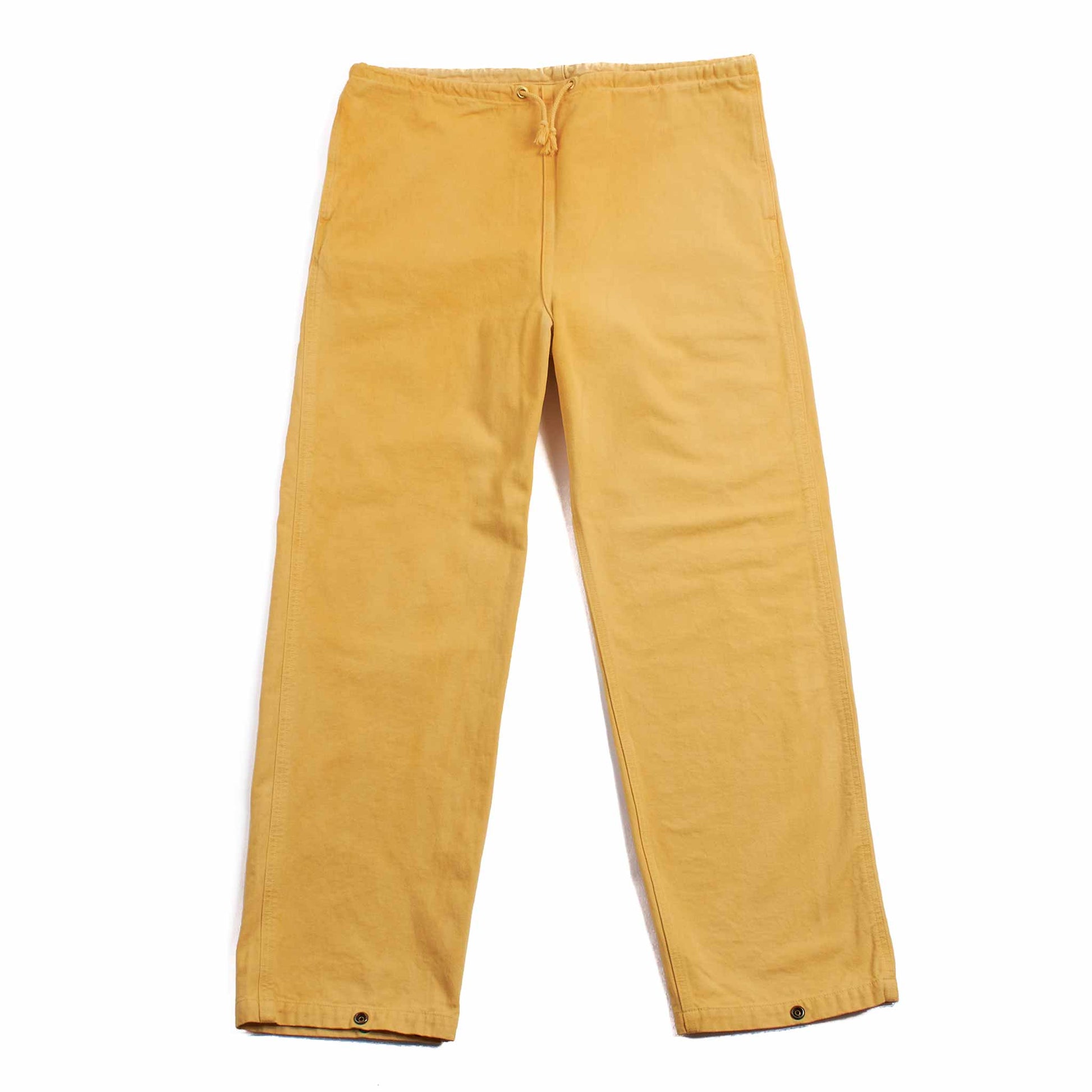 lost & found The Real McCoy's The Real McCoy's MP21019 USN Salvage Trousers (Over-Dyed) Yellow