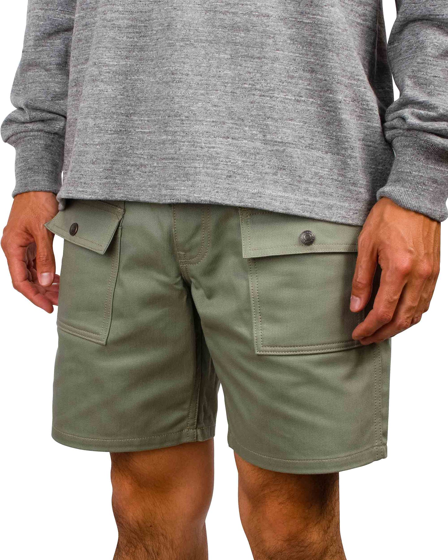 lost & found The Real McCoy's The Real McCoy's MP22013 Outdoor Utility Shorts / Pique Sage