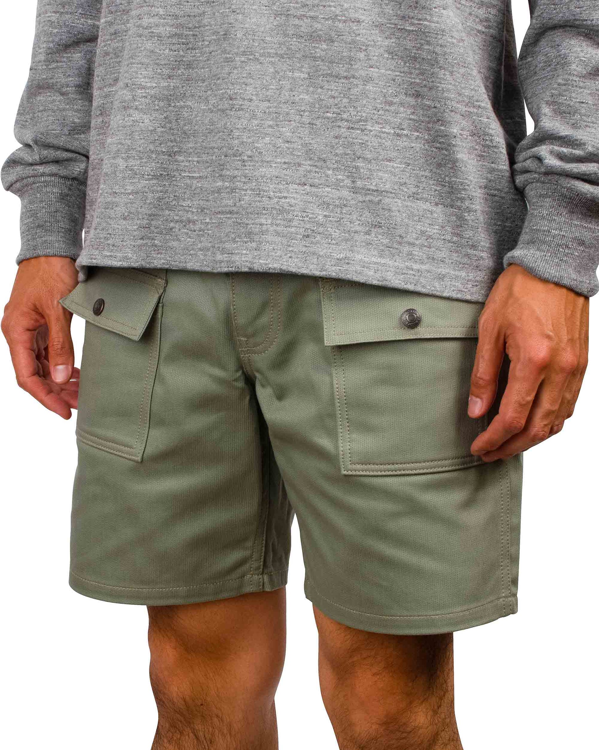 lost & found The Real McCoy's The Real McCoy's MP22013 Outdoor Utility Shorts / Pique Sage