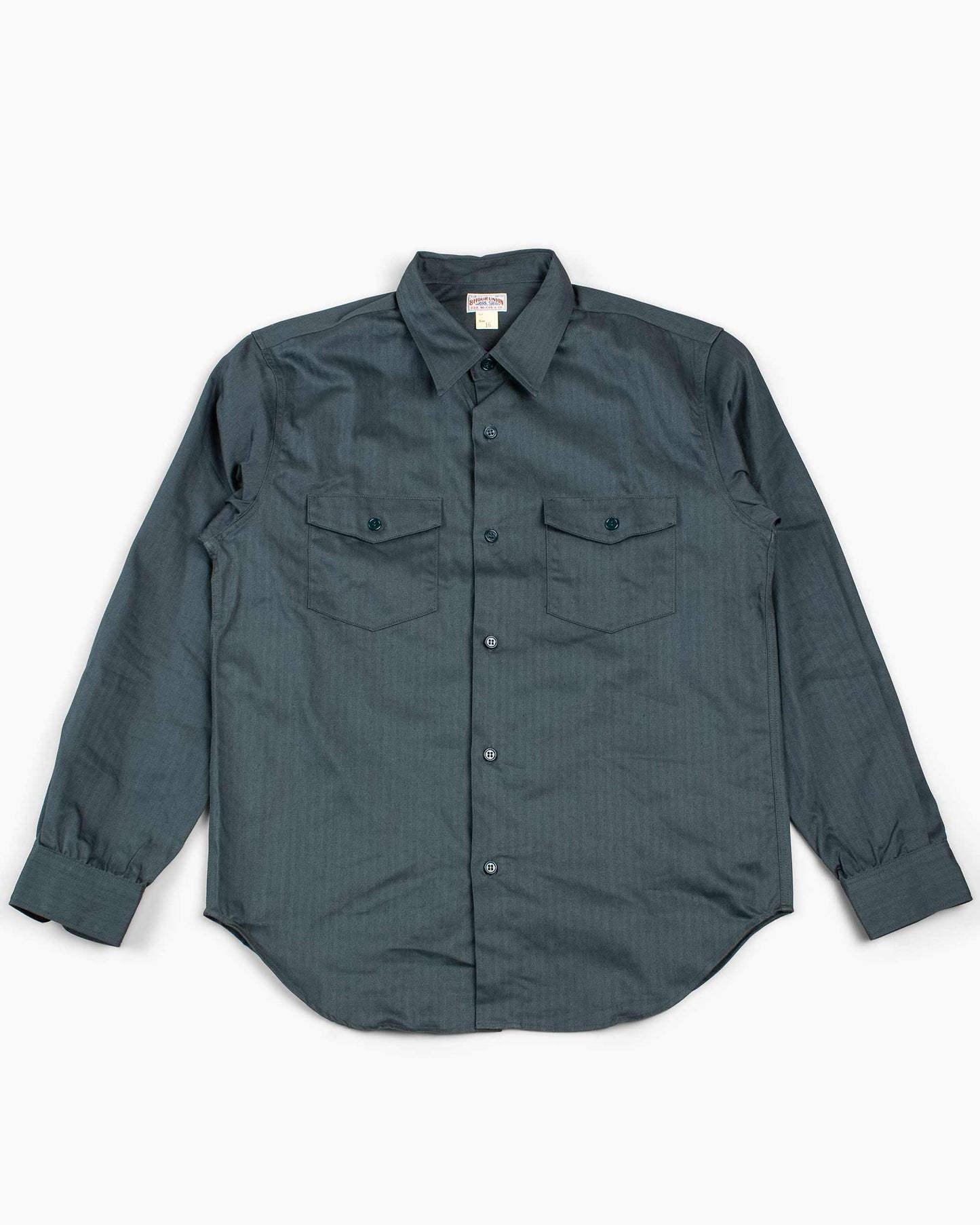 lost & found The Real McCoy's The Real McCoy's MS20010 8HU HBT Workshirt L/S Forest
