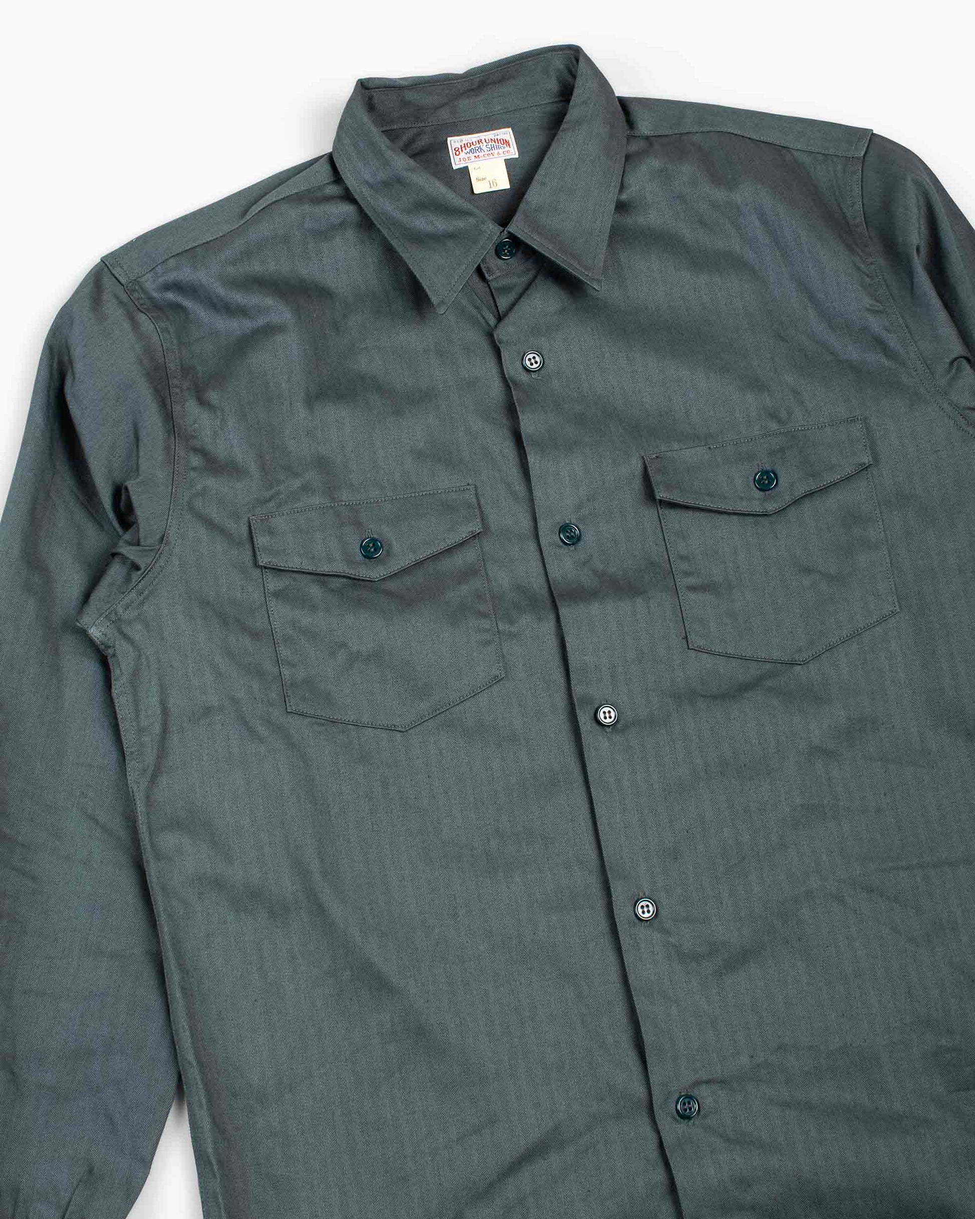 lost & found The Real McCoy's The Real McCoy's MS20010 8HU HBT Workshirt L/S Forest