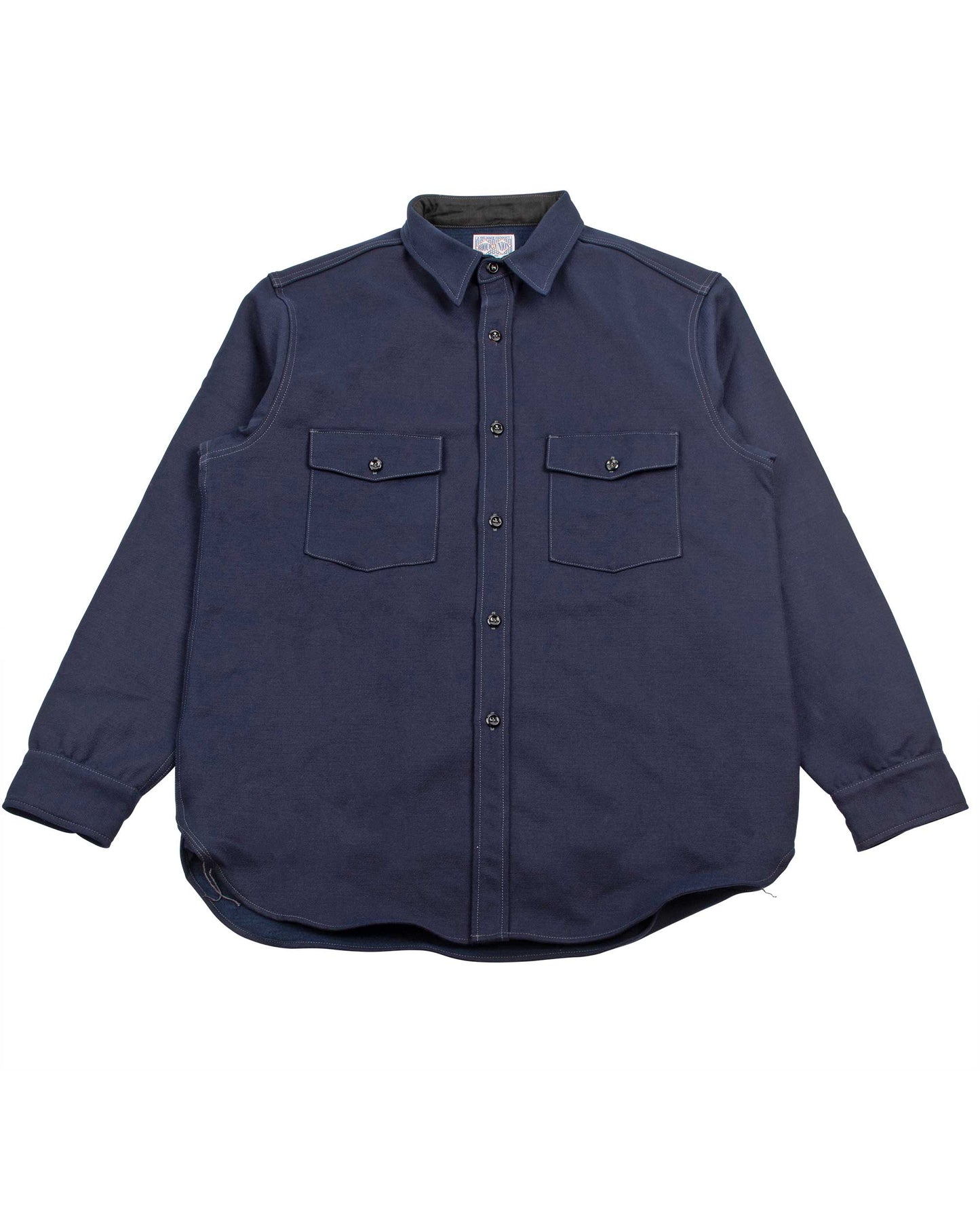 lost & found The Real McCoy's The Real McCoy's MS21104 8HU Heavy Moleskin Shirt Navy