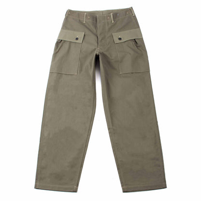 lost & found Warehouse Warehouse Lot. 1097 USMC Herringbone Monkey Pants OD Green